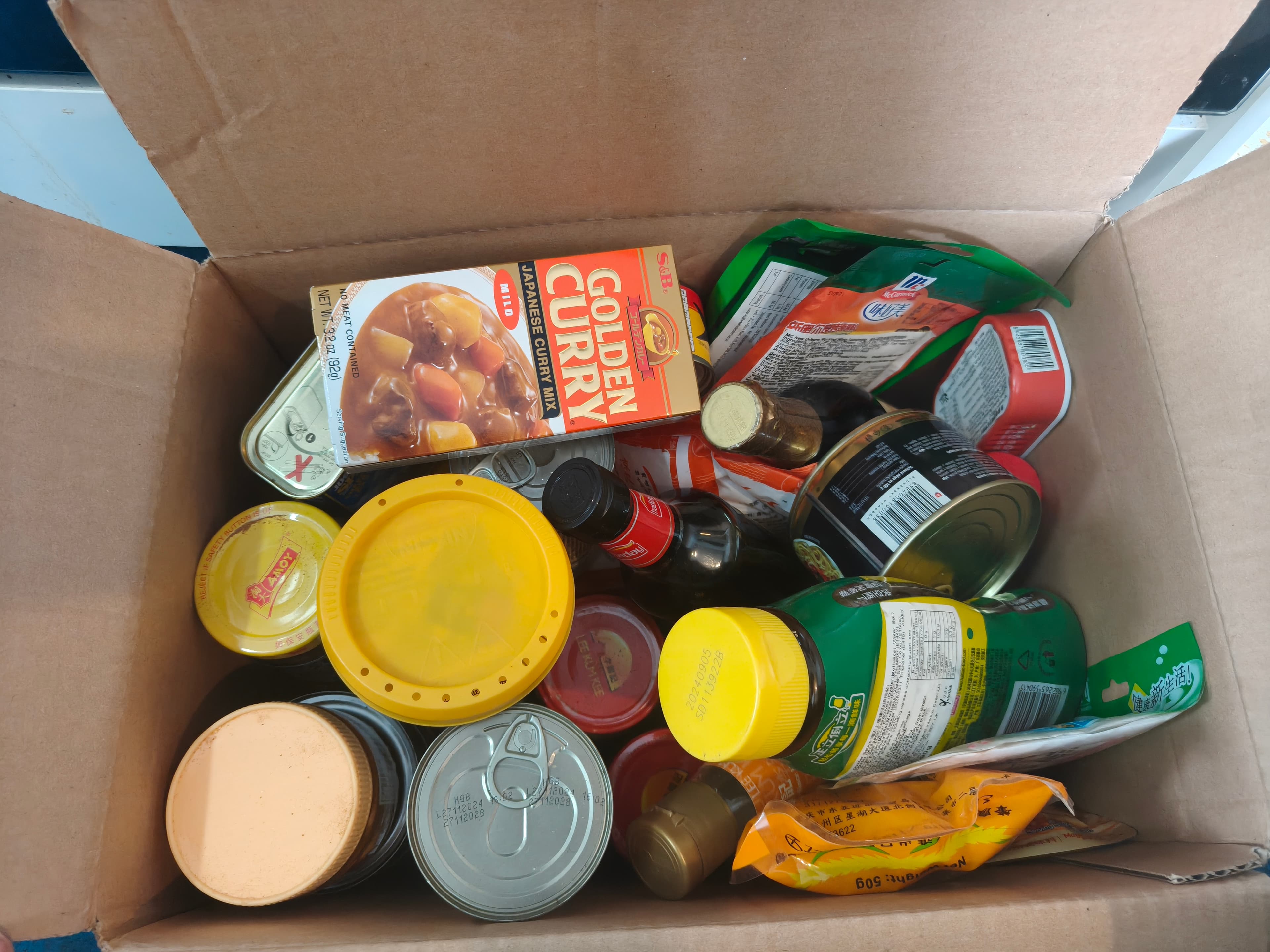 Assorted Cooking Sauces and Ingredients